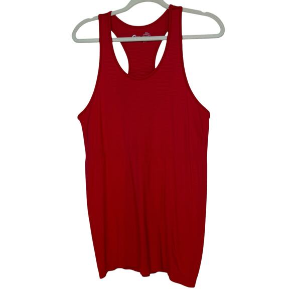 Zyia Active Copper Charged Red Seamless Racerback Tank Large - Picture 2 of 7